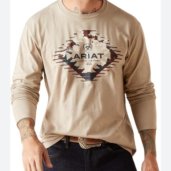 ARIAT – MEN’S Premium Wve SS (Burgundy Heather) – El Potrerito
